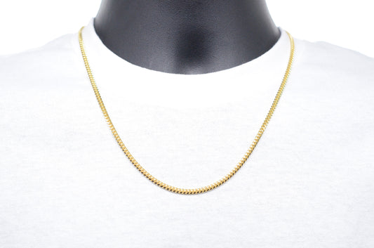 3.5mm Solid Gold Miami Cuban Chains