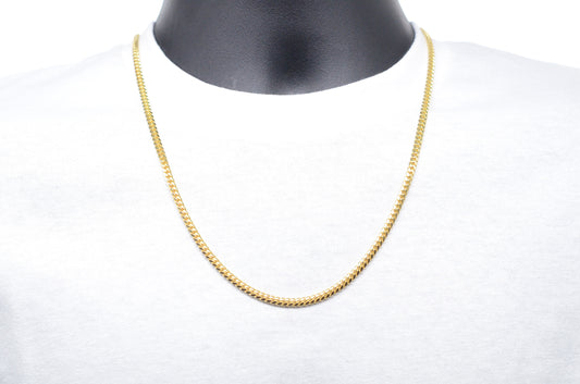 4mm Solid Gold Miami Cuban Chains