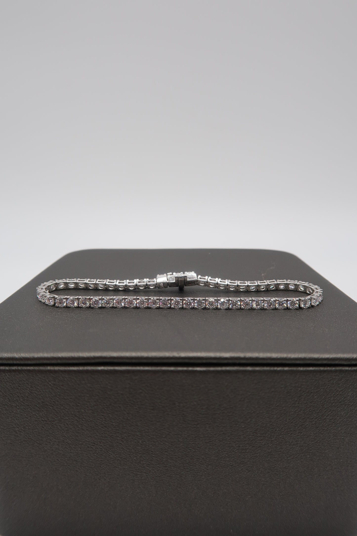 5cttw Lab Grown Diamond Tennis Bracelet 7" 14K White Gold