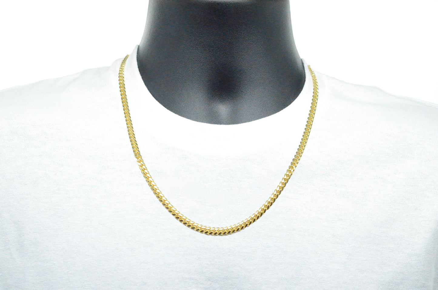 5mm Solid Gold Miami Cuban Chains Solid Gold Cuban Chains
