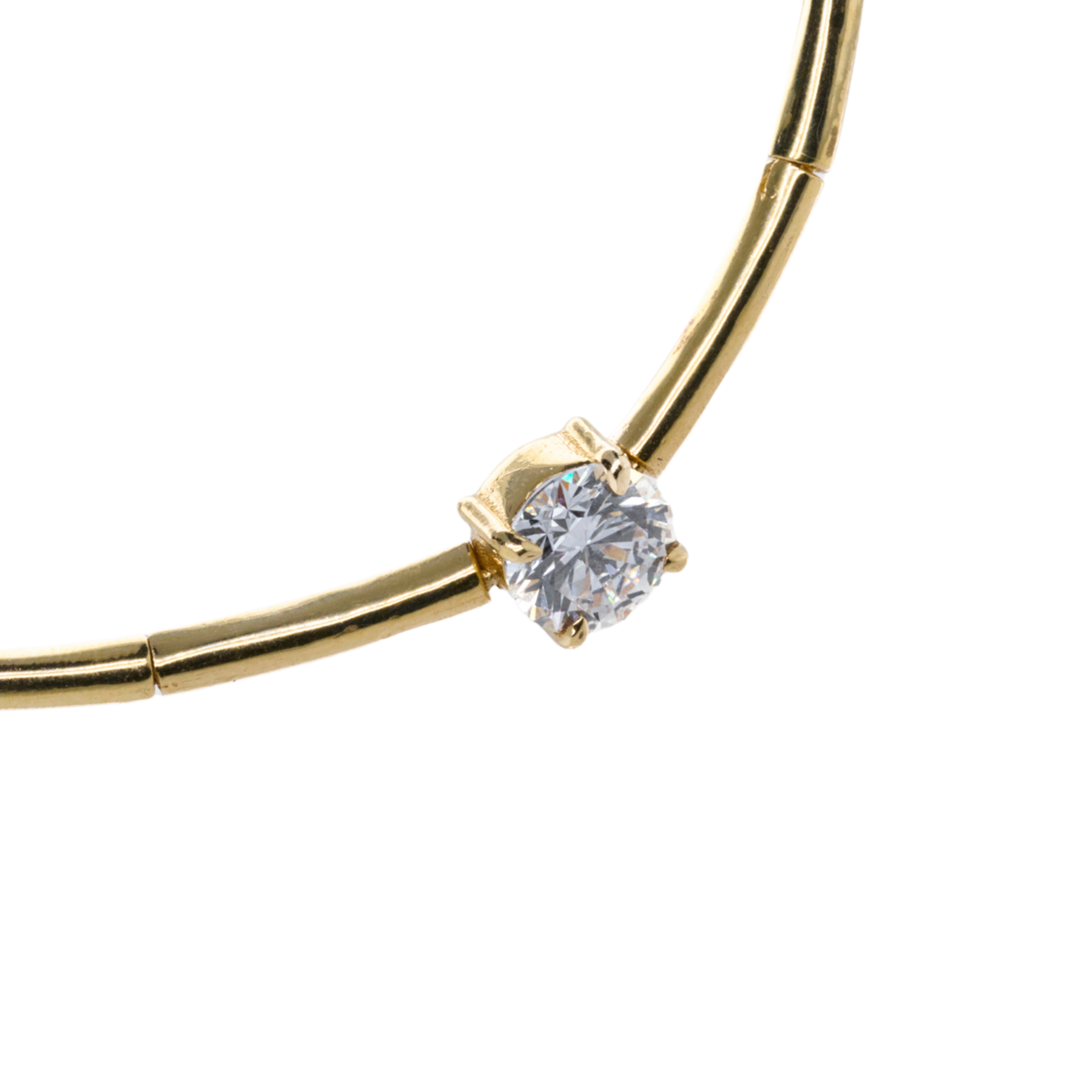 1.65 CT Round Lab-Grown Diamond Necklace in 14K Gold