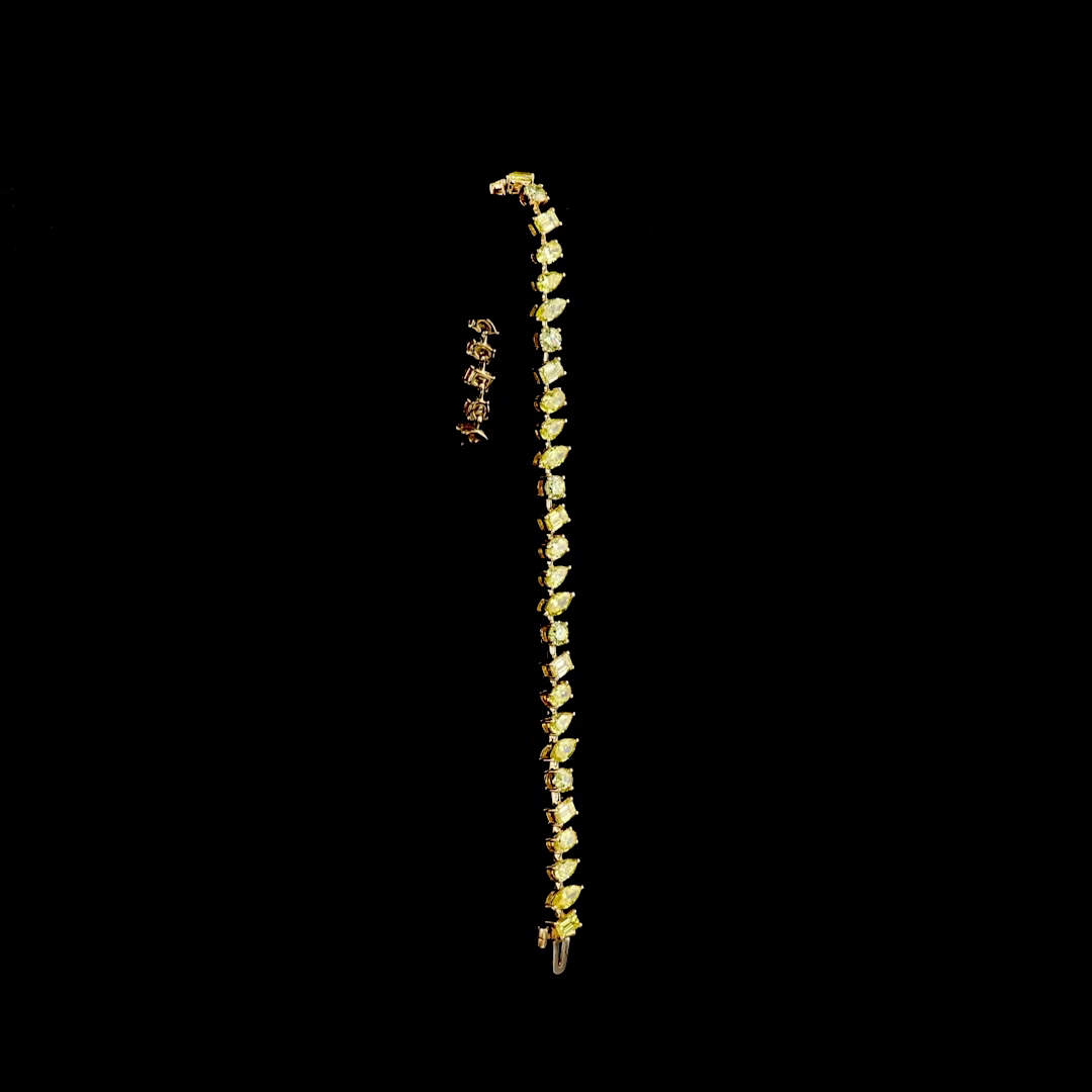 8.44 CTTW MIX Lab Diamond Station Bracelet