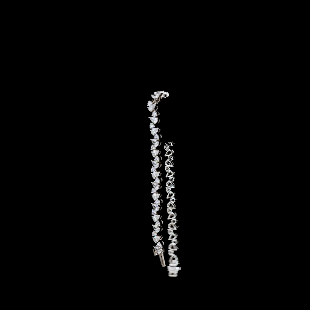 5.26 CTTW MIX Lab Diamond Tennis Bracelet 6.5"