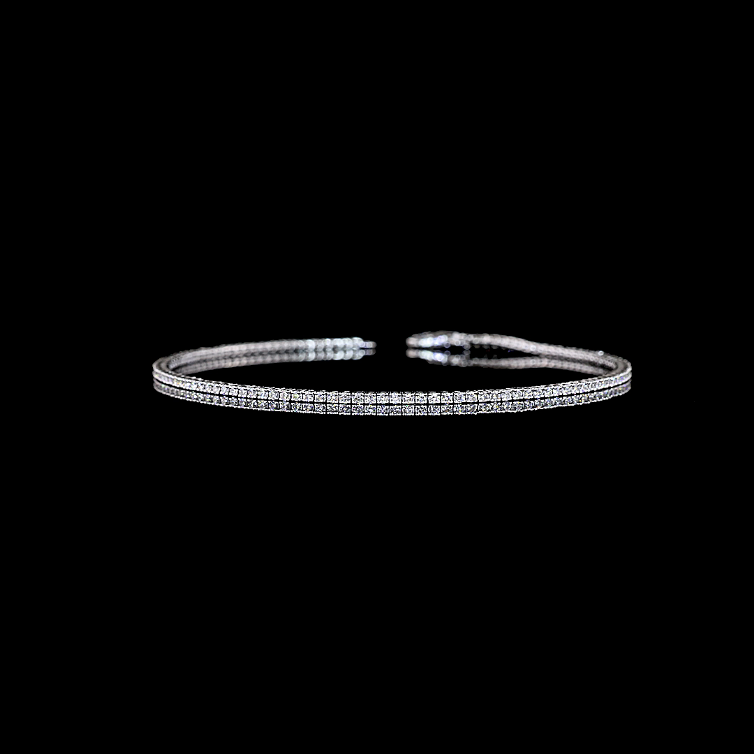 0.85 CTTW Round Lab Diamond Tennis Bracelet (E Color and VS Clarity)