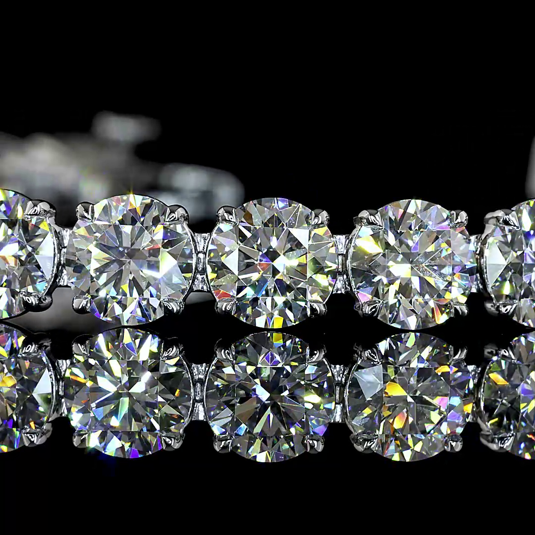 10.11 CTTW MIX Lab Diamond Station Bracelet (E Color and VS1 Clarity)