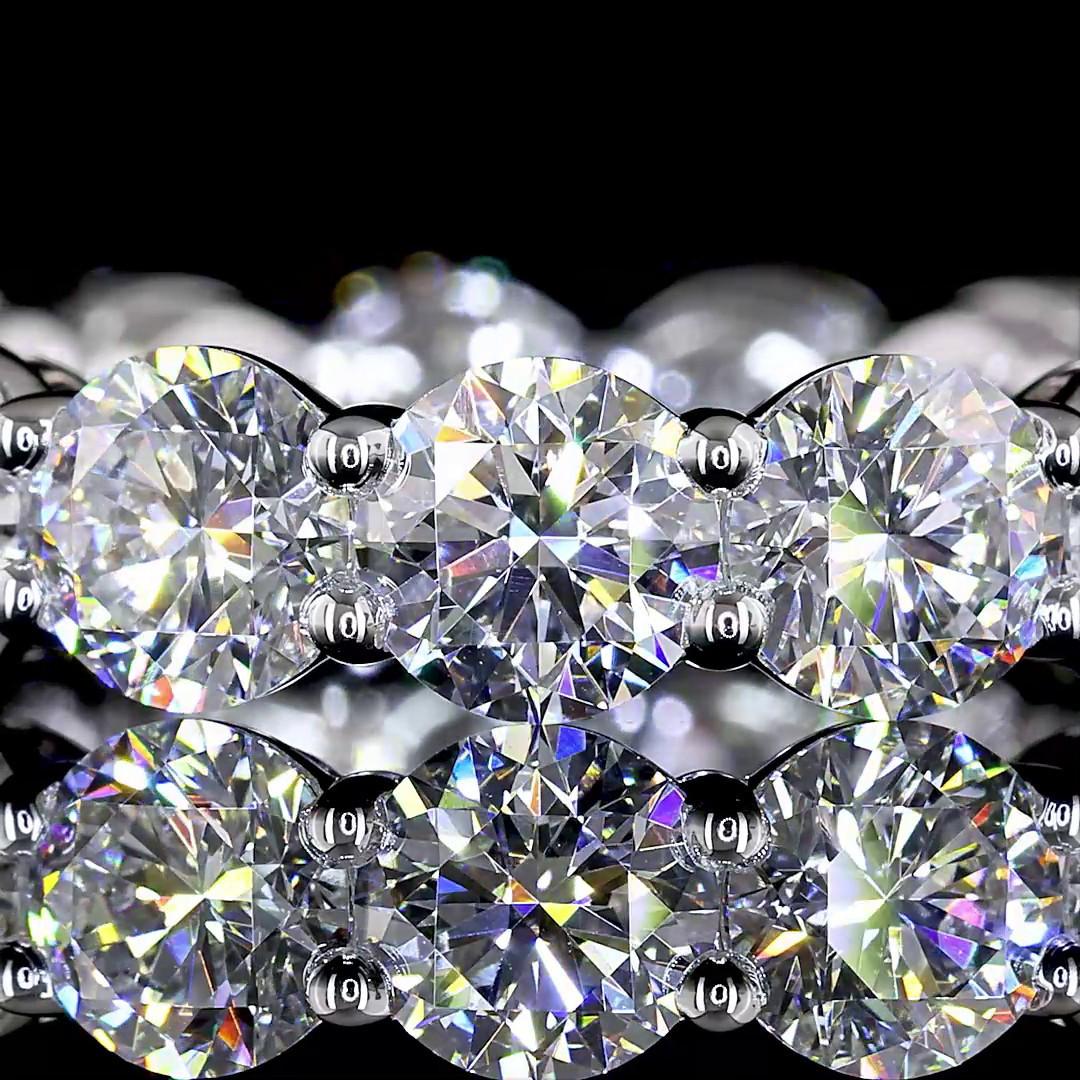 4.71 CTTW Round Lab Diamond Full Eternity (D Color and VS2 Clarity)