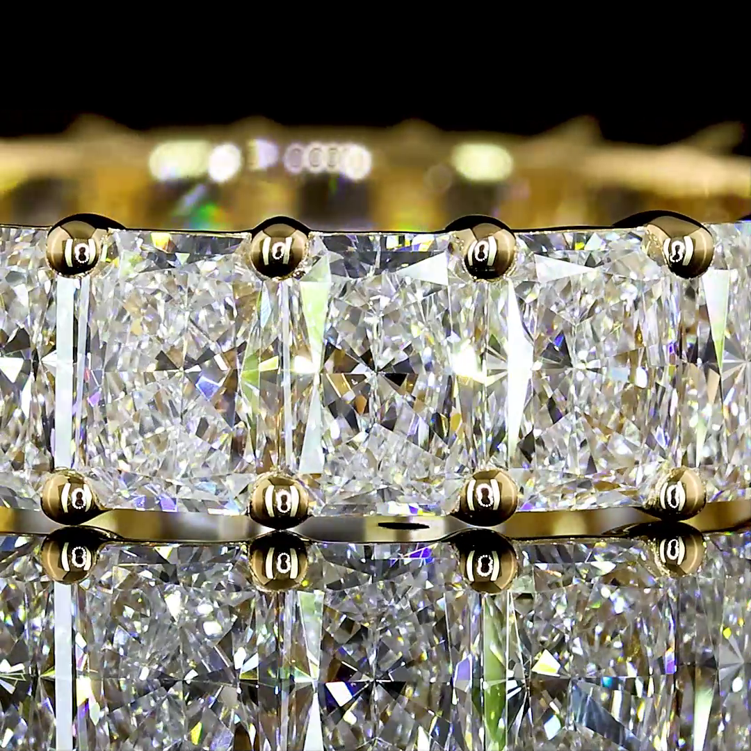 3.90 CTTW Radiant Lab Diamond Full Eternity (E Color and VS Clarity)