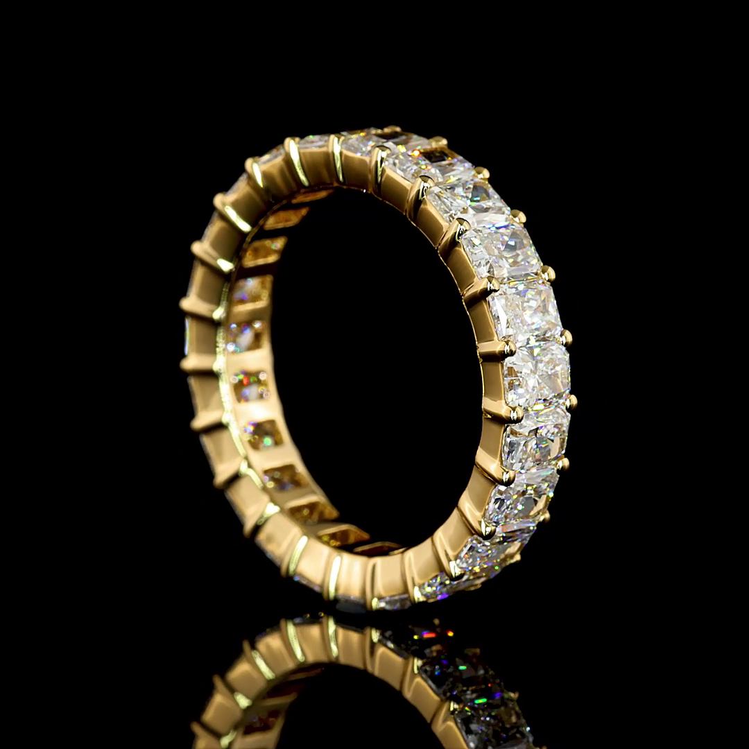 3.90 CTTW Radiant Lab Diamond Full Eternity (E Color and VS Clarity)