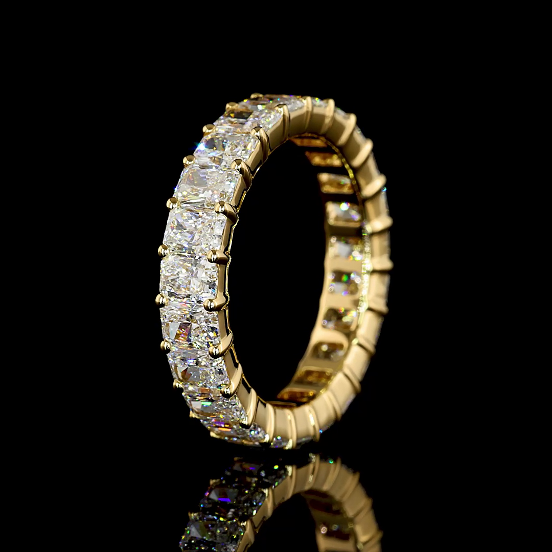 3.90 CTTW Radiant Lab Diamond Full Eternity (E Color and VS Clarity)