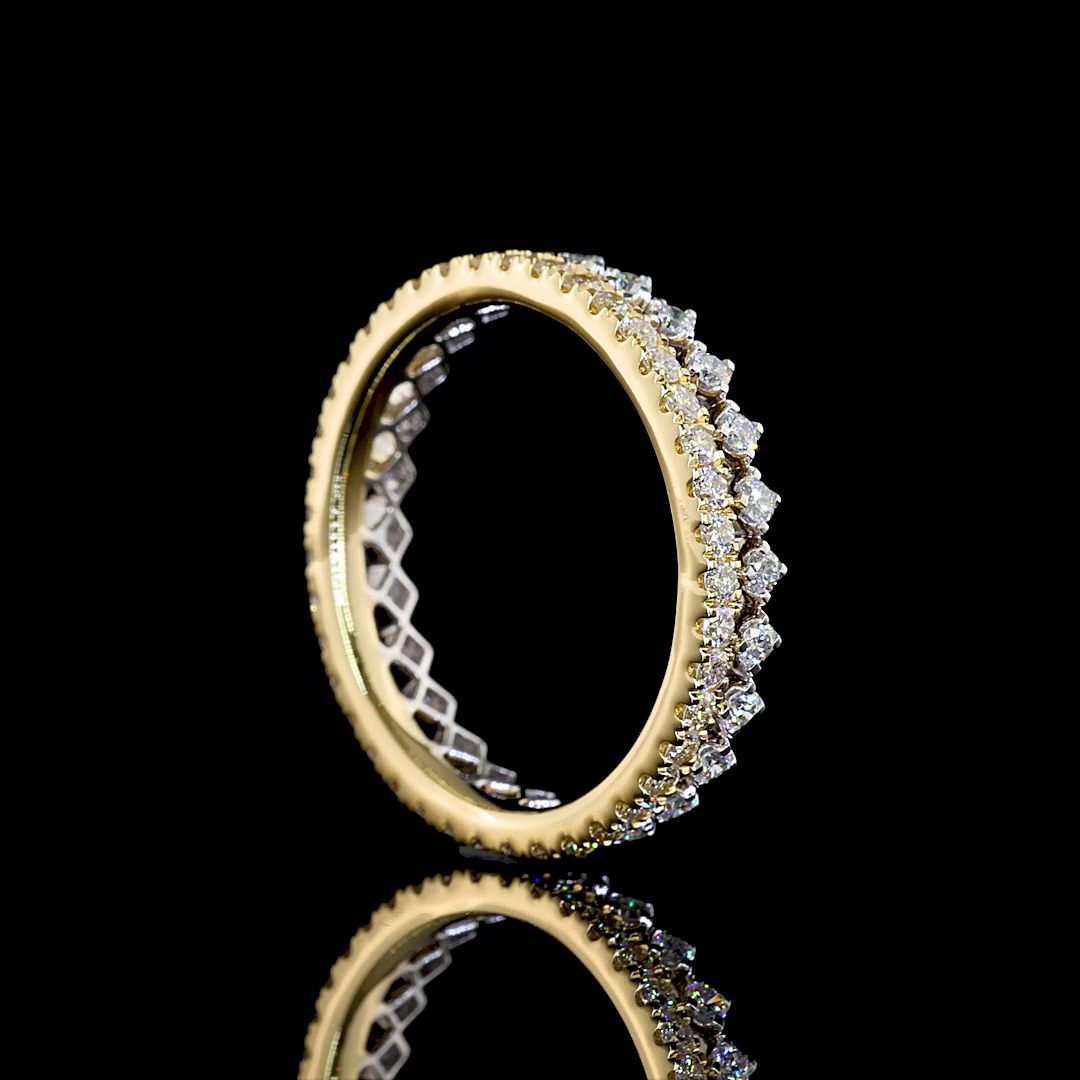 0.94 CTTW Round Lab Diamond Full Eternity (E Color and VS2 Clarity)