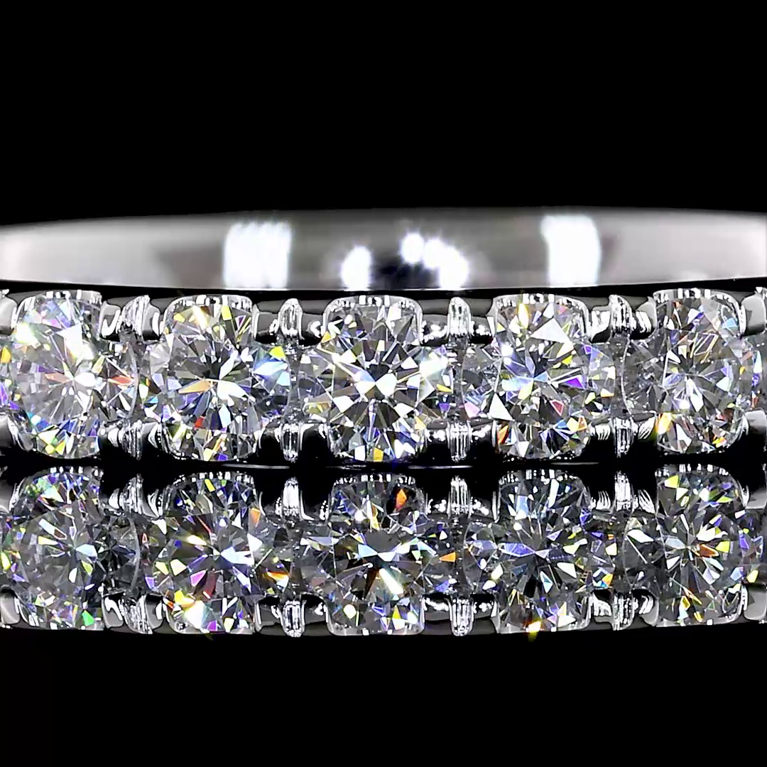 0.92 CTTW Round Lab Diamond Full Eternity (E Color and VS Clarity)