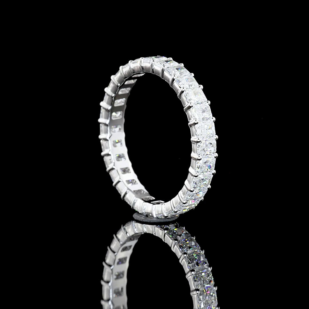 2.16 CTTW Radiant Lab Diamond Full Eternity Sz. 6 (F Color and VS2 Clarity)
