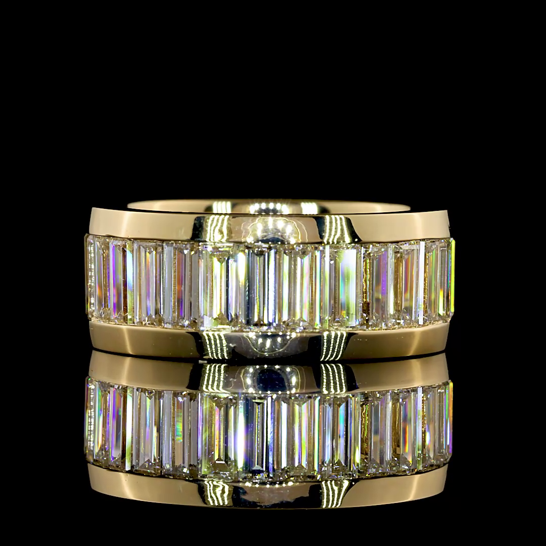 4.82 CTTW Bag Lab Grown Diamond Full Eternity Sz. 6 (E Color and VS1 Clarity)