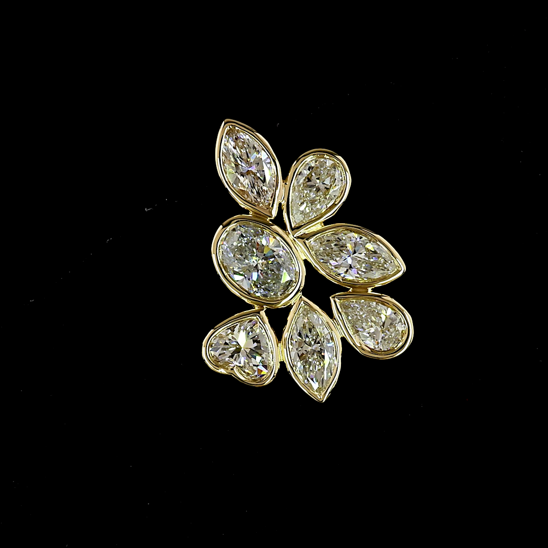 1.79 CTTW MIX Lab Diamond Crawler Earring (E Color and VS1 Clarity)