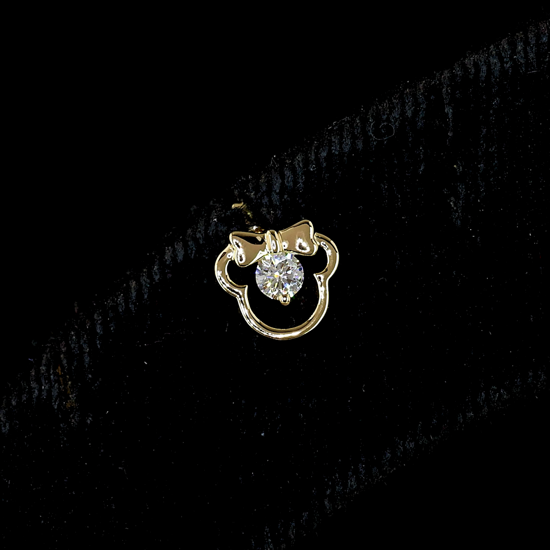 0.11 CTTW Round Lab Diamond Studs Earring