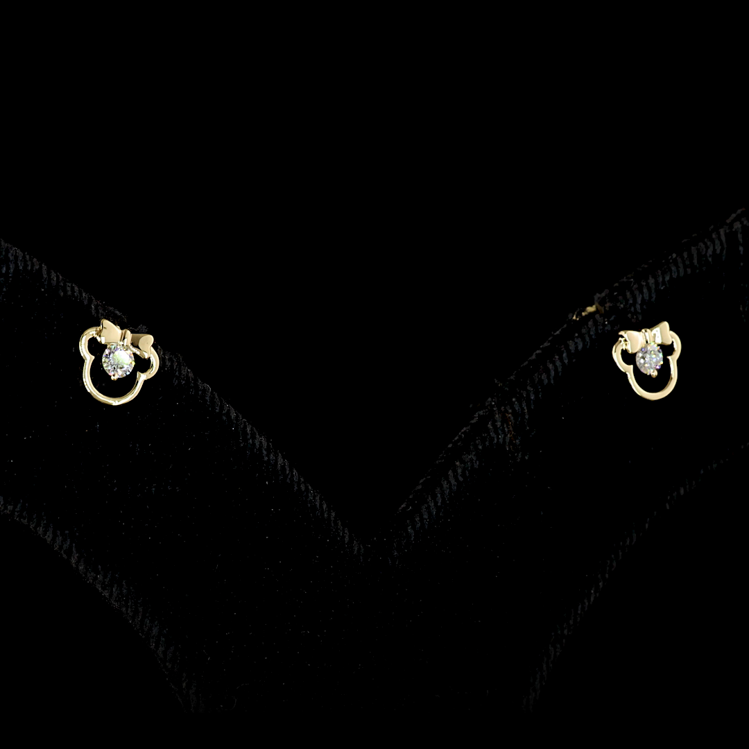 0.11 CTTW Round Lab Diamond Studs Earring