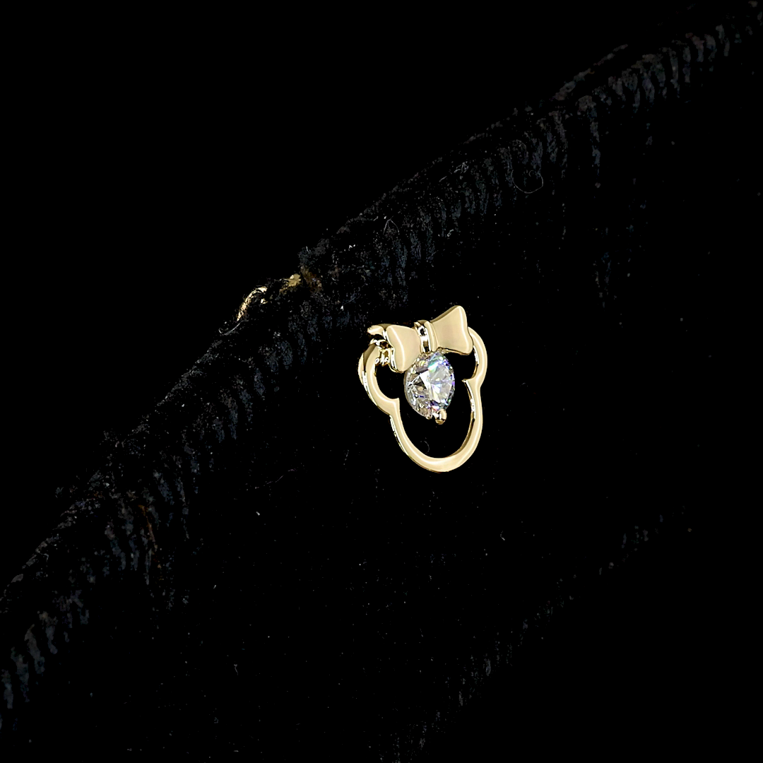 0.11 CTTW Round Lab Diamond Studs Earring