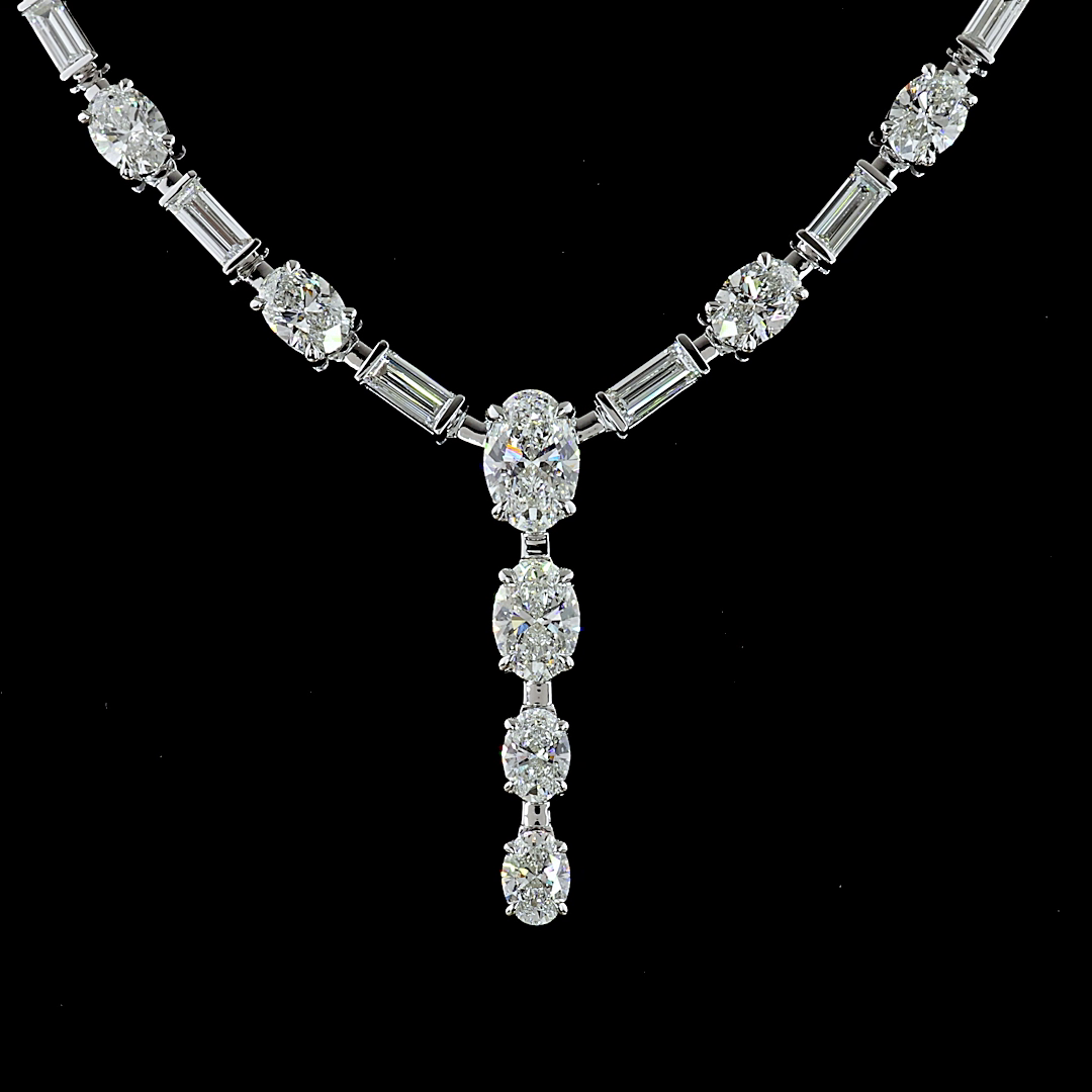 11.61 CTTW MIX Lab Diamond Special Necklace 16.5"