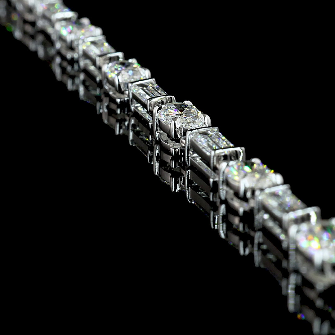 11.61 CTTW MIX Lab Diamond Special Necklace 16.5"