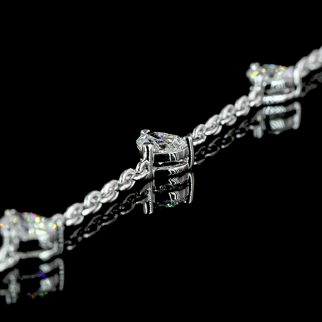 8.87 CTTW MIX Lab Diamond Special Necklace 16.5"
