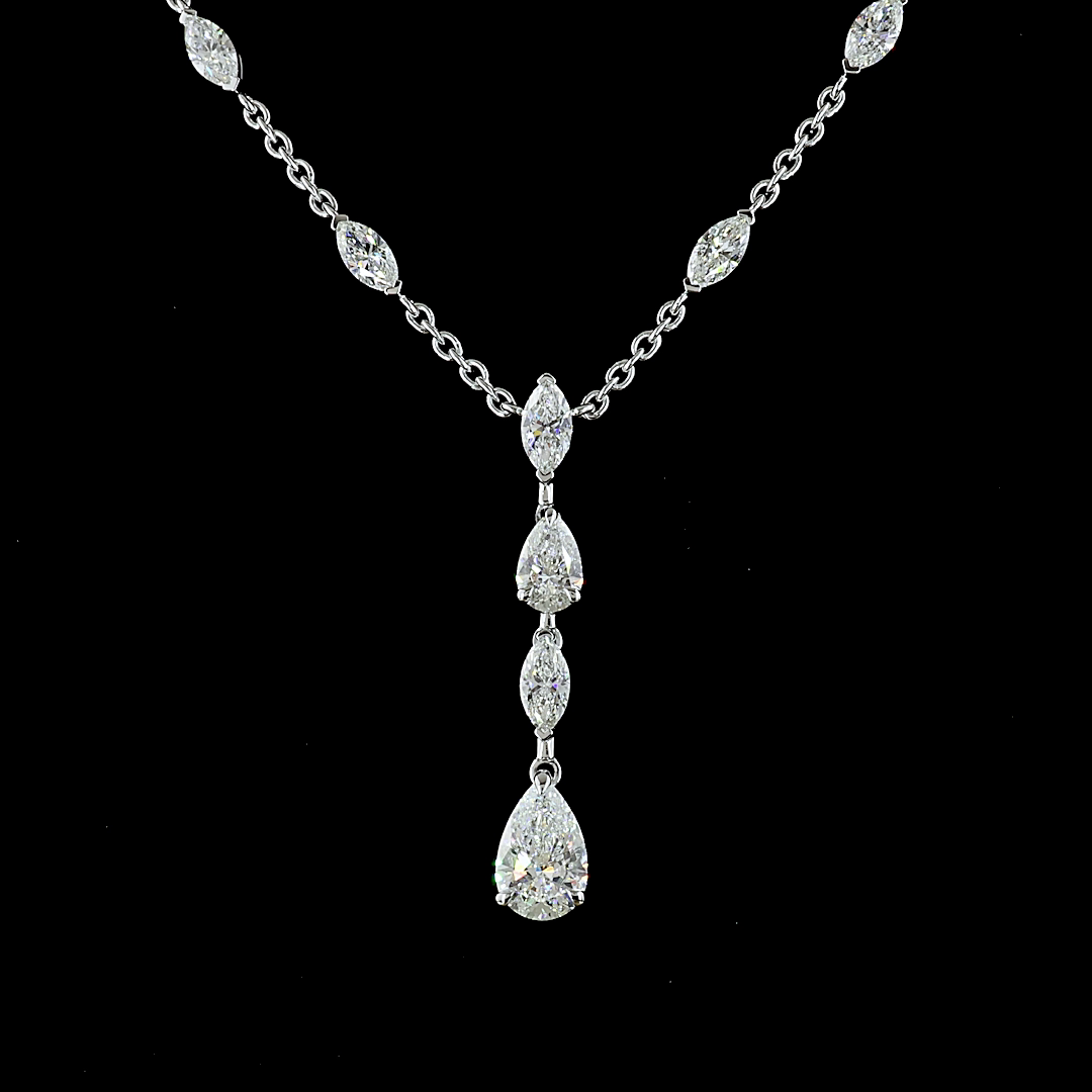 5.19 CTTW MIX Lab Diamond Special Necklace 16.5"