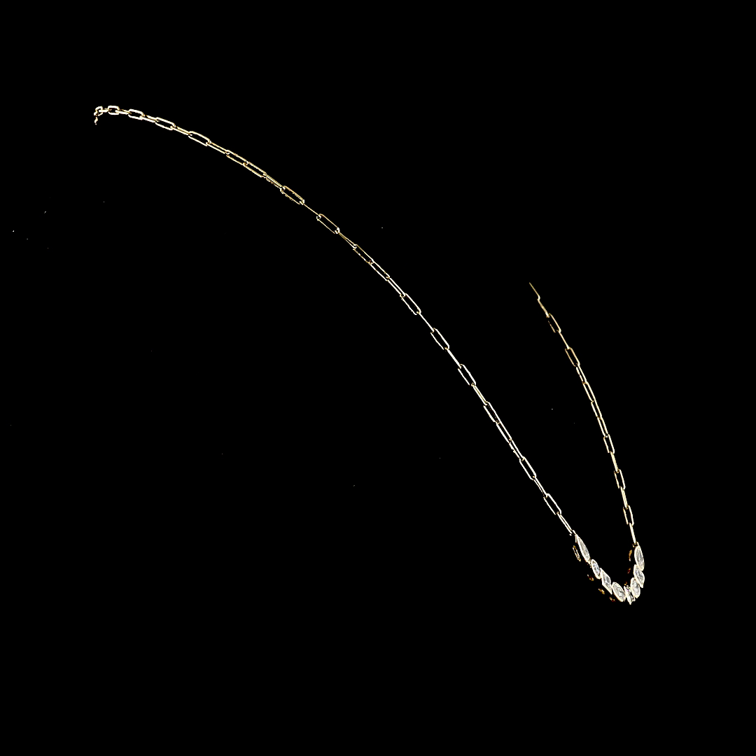 2.31 CTTW MIX Lab Grown Diamond Special Necklace 17" (E Color and VS1 Clarity)