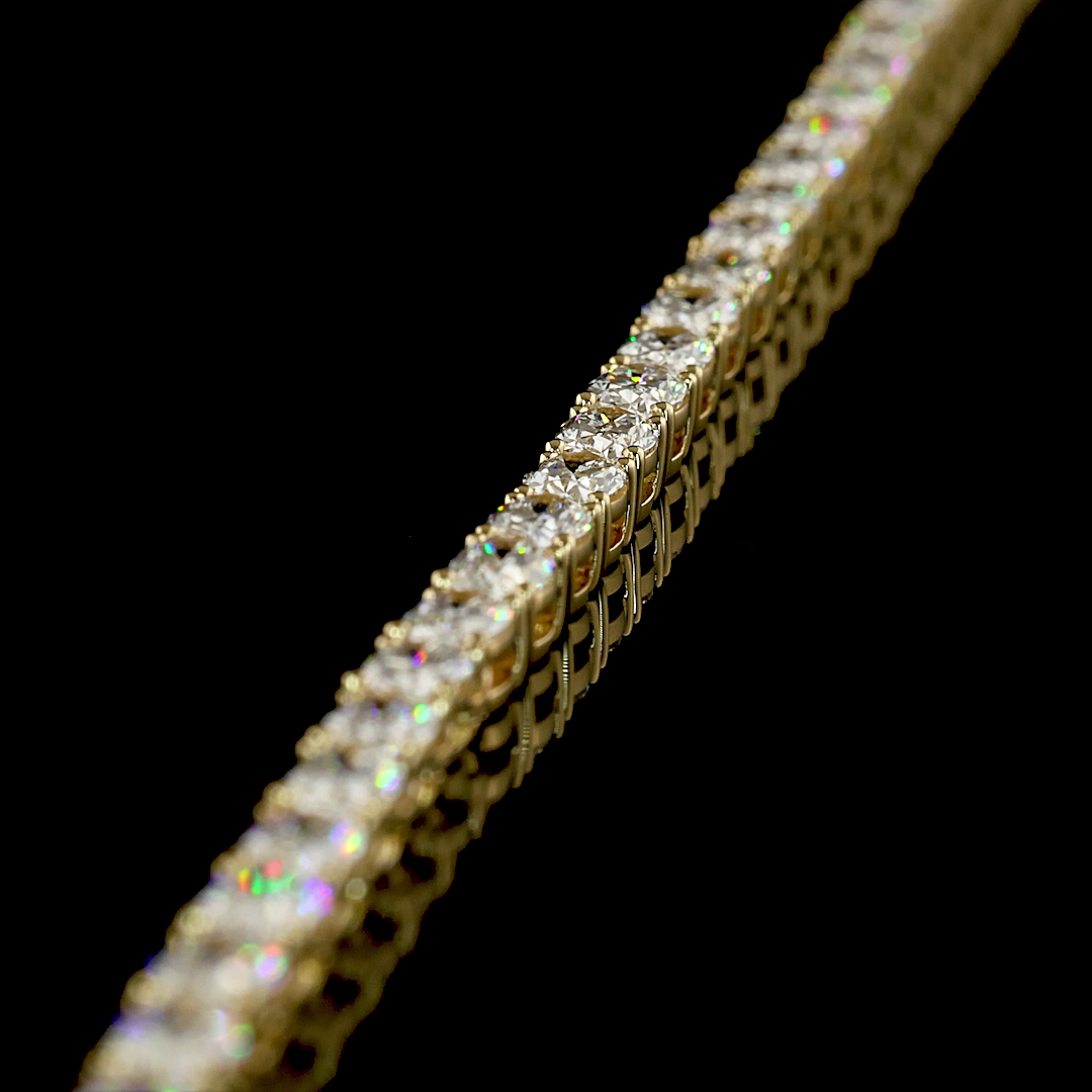 17.56 CTTW Oval Lab Grown Diamond Lariat Necklace 16.5" (E Color and VS1 Clarity)