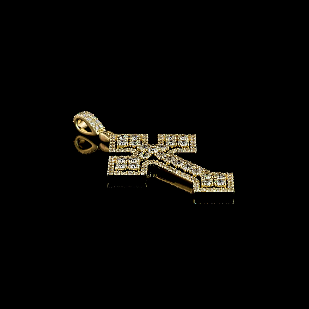 1.22 CTTW Round Lab Diamond Round Necklace Pendant (E Color and VS Clarity)