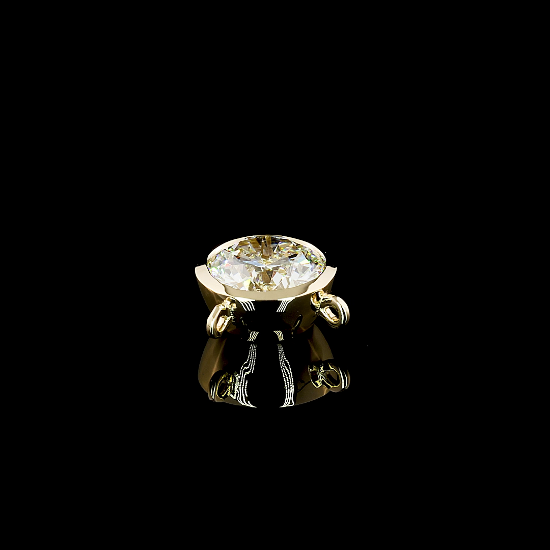 1.03 CT Round Lab Diamond Solitaire Necklace Pendant (E Color and VVS2 Clarity)