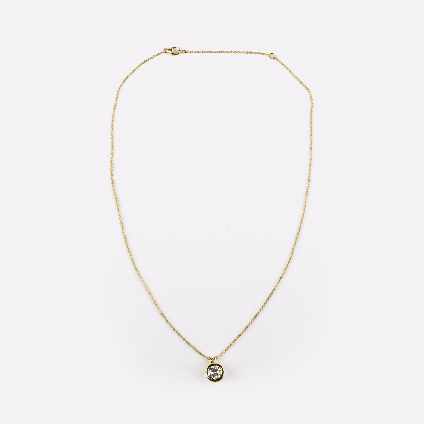1.54 CT Old European Brilliant Lab Diamond Solitaire Necklace Pendant (D Color and VVS2 Clarity)