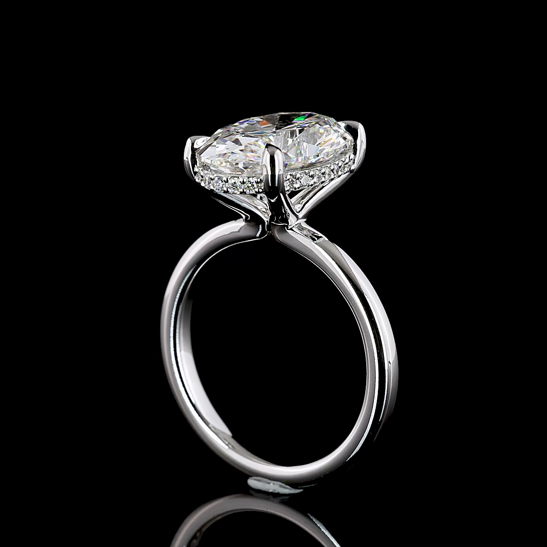6.35 CTTW Oval Lab Diamond Hidden Halo RGWHHOV500 14k White Gold E Color and VVS2 Clarity jewelry-spot-usa
