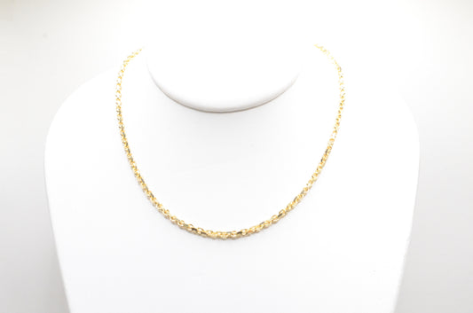 20" Solid Hermes Chain 14K Yellow Gold