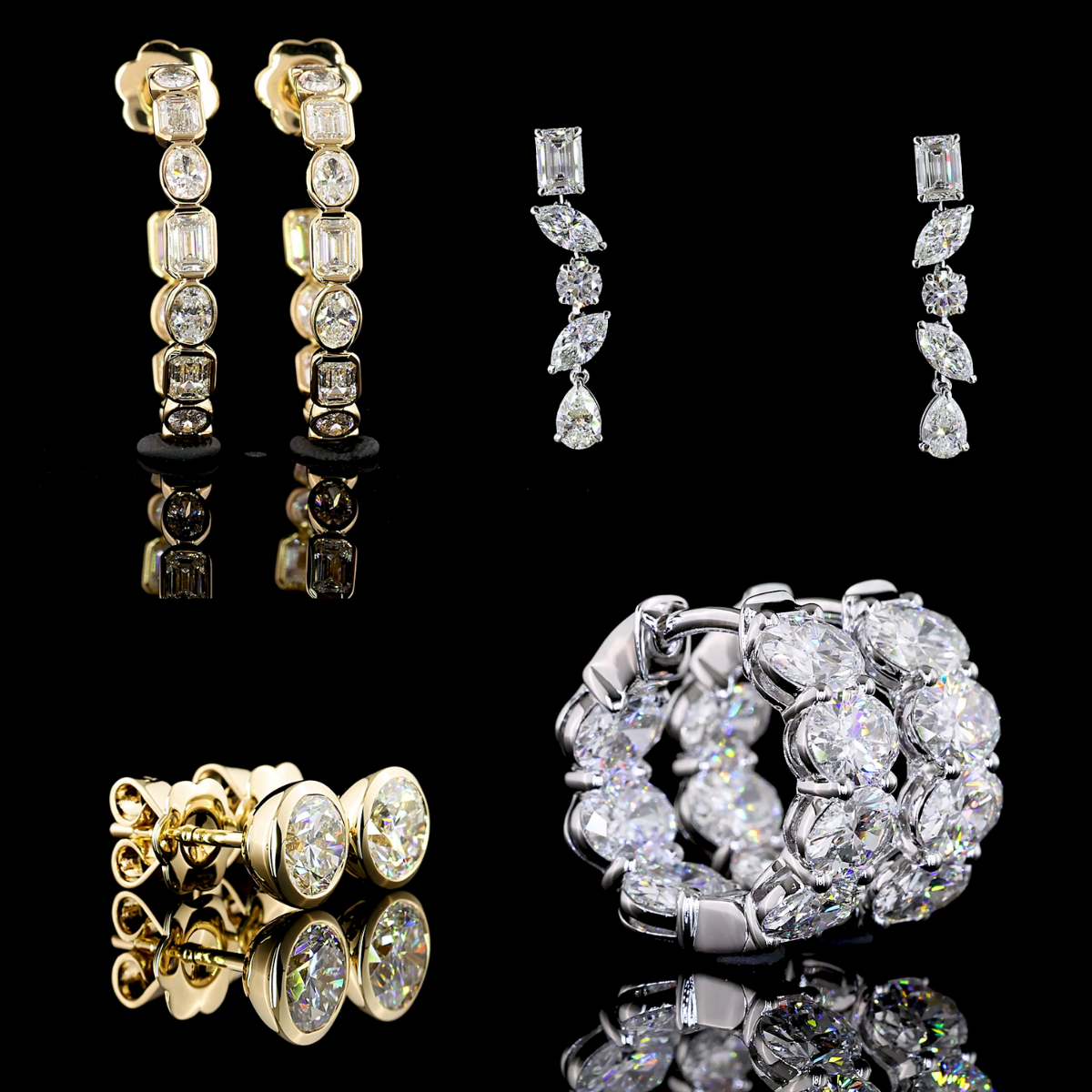Shop All Lab Diamond Earrings