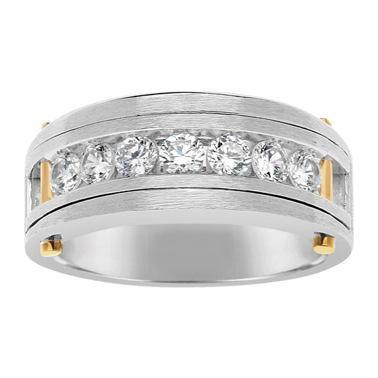 Multi-Diamond Channel Band Ring