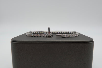 10cttw Lab Grown Diamond Tennis Bracelet 7" 14K White Gold