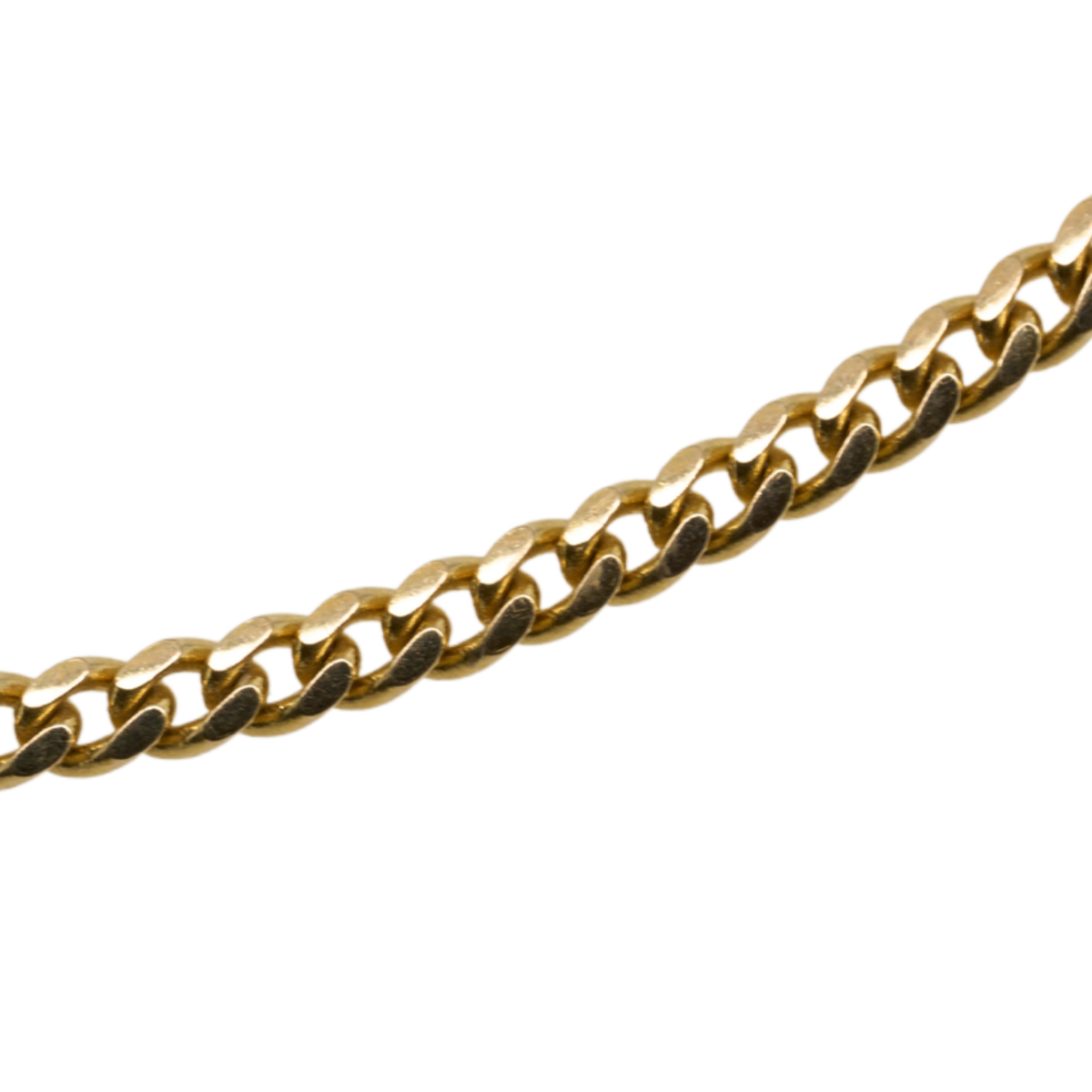 14K Yellow Gold Curb Chain, 20"