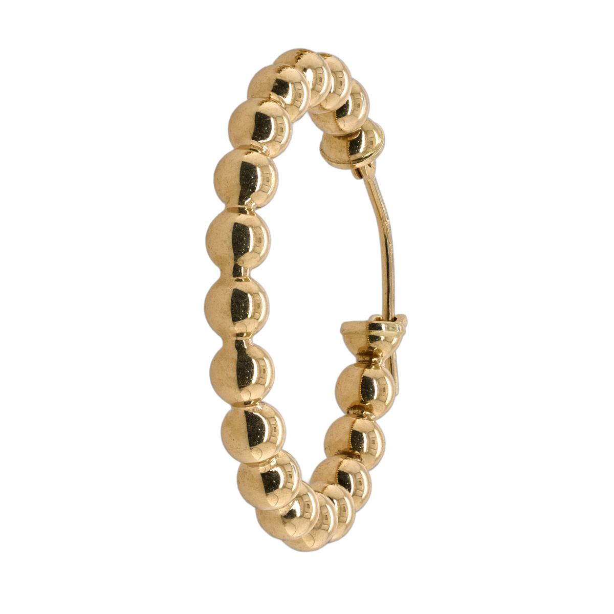 14K Yellow Gold Hoop Earrings