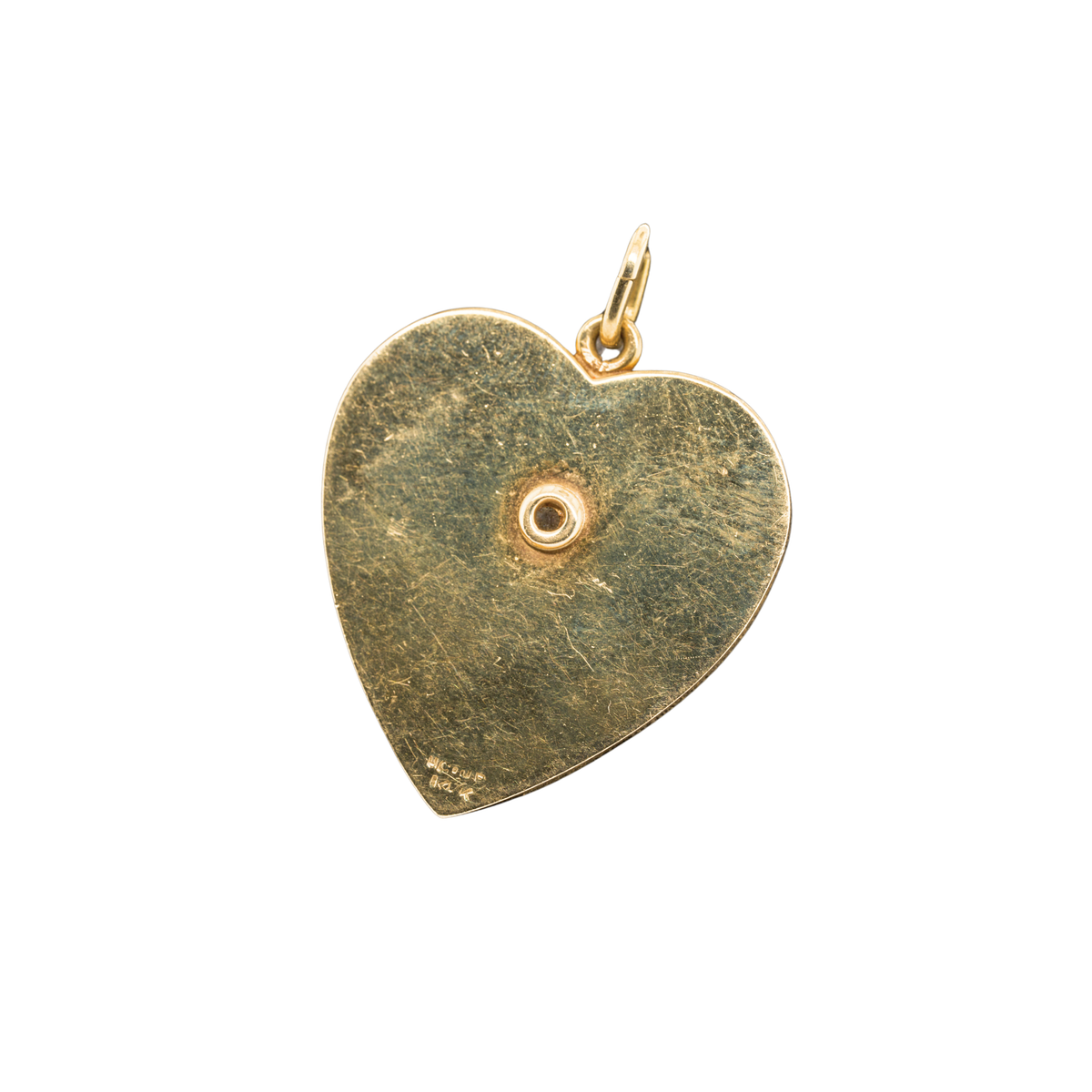 14K Yellow Gold Lab-Grown Diamond Pendant