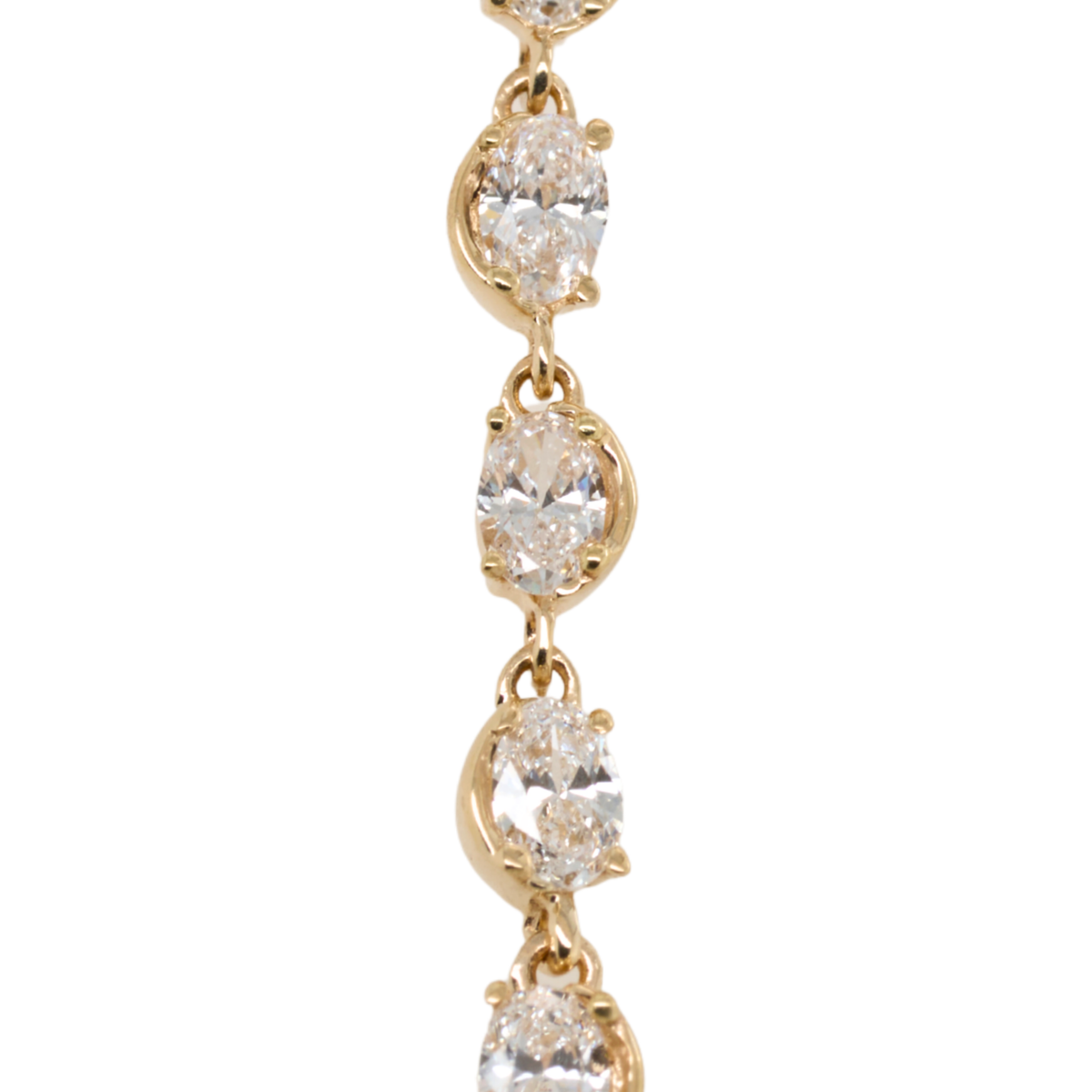 Lab-Grown Diamond Bezel Drop Earrings in 14K Yellow Gold, 0.62 CTTW