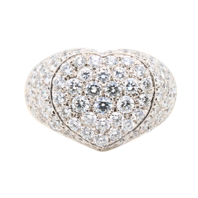 18K White Gold Diamond Ring