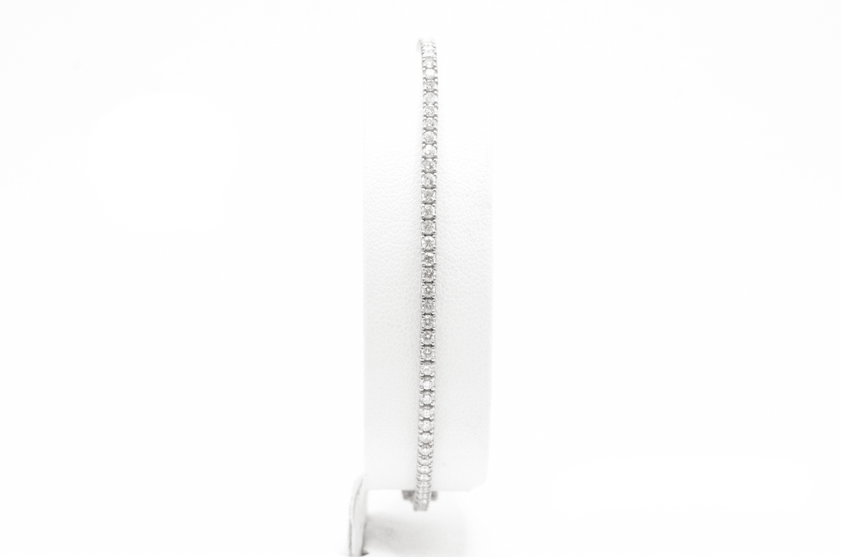 2.5mm Made To Order Lab Grown Diamond Tennis Bracelets 14K Made To Order Lab Tennis Bracelets
