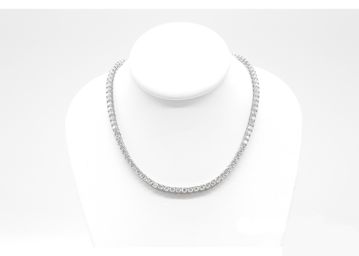 3mm Made to Order Natural Diamond Tennis Chain 14K Made to Order Natural Tennis Chains