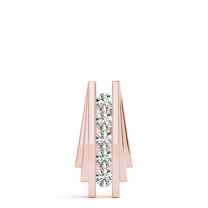 14K Rose Gold 1/2 CT Diamond Fashion Pendant