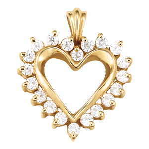 Multi-Diamond Round Pendant