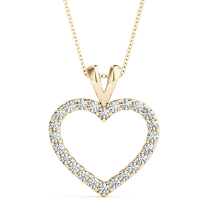 14K Yellow Gold Diamond Fashion Pendant