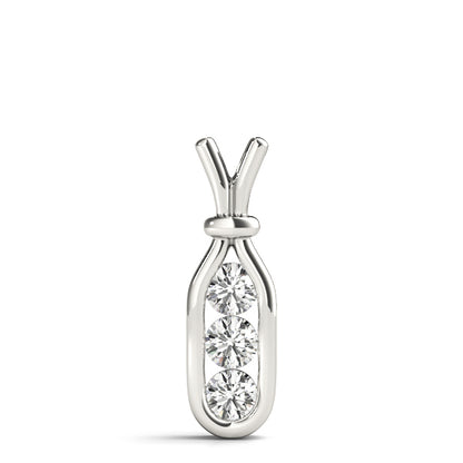 Diamond Three Stone Pendant
