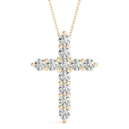 14K Yellow Gold Diamond Fashion Pendant