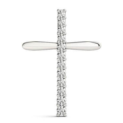 Multi-Diamond Cross Pendant
