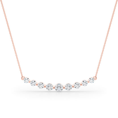 14K Rose Gold 1 CT Diamond Engagement Ring