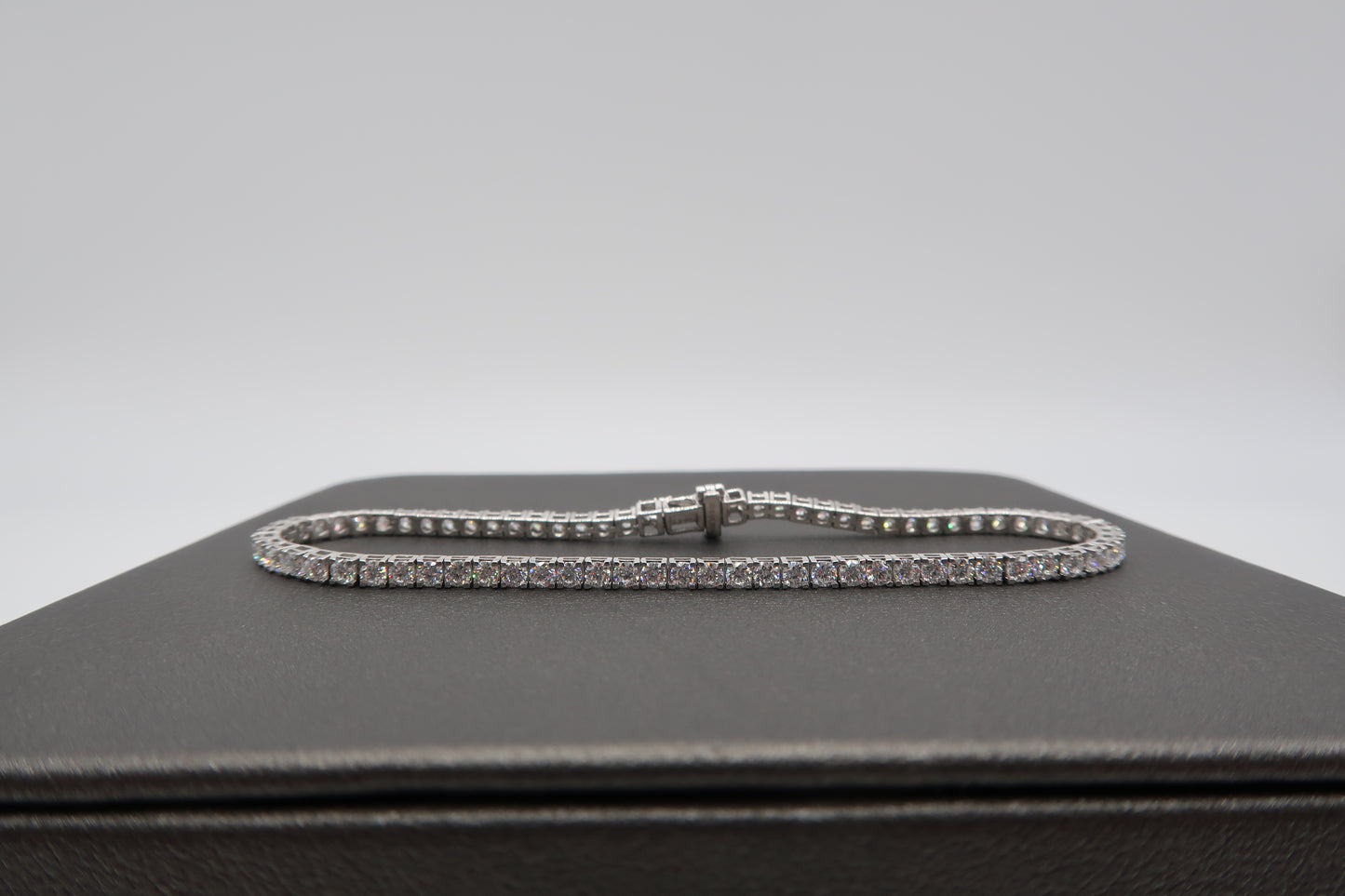 3cttw Lab Grown Diamond Tennis Bracelet 7" 14K White Gold